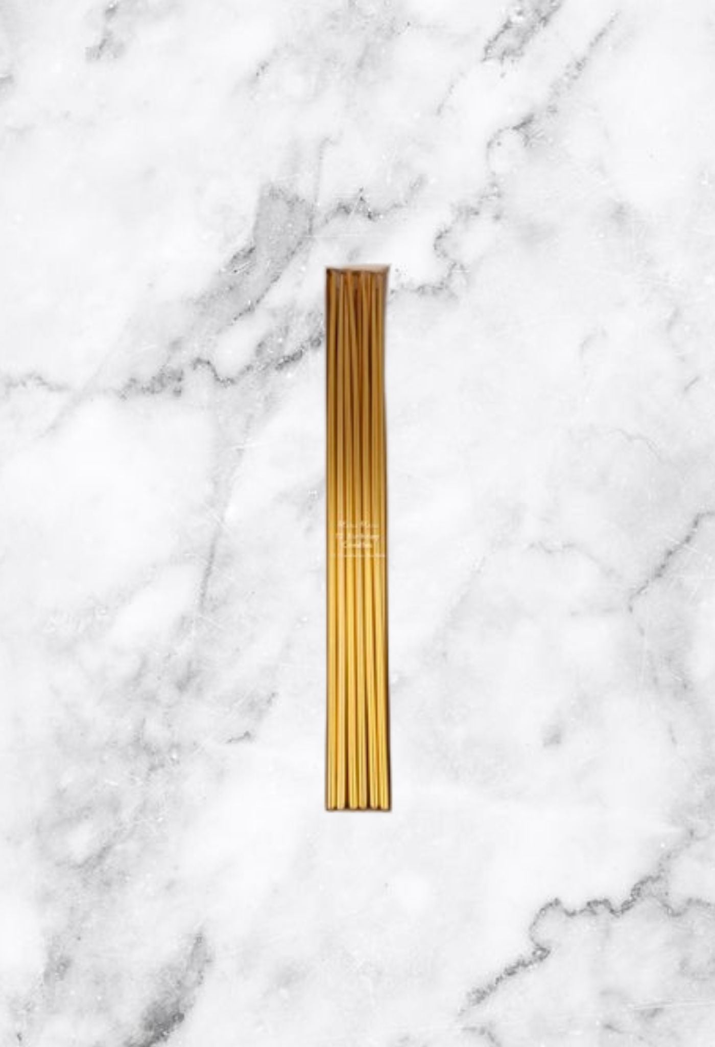 Tall Gold Skinny Tapered Party Candles