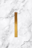 Tall Gold Skinny Tapered Party Candles
