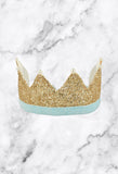 Glittery Gold Party Crown