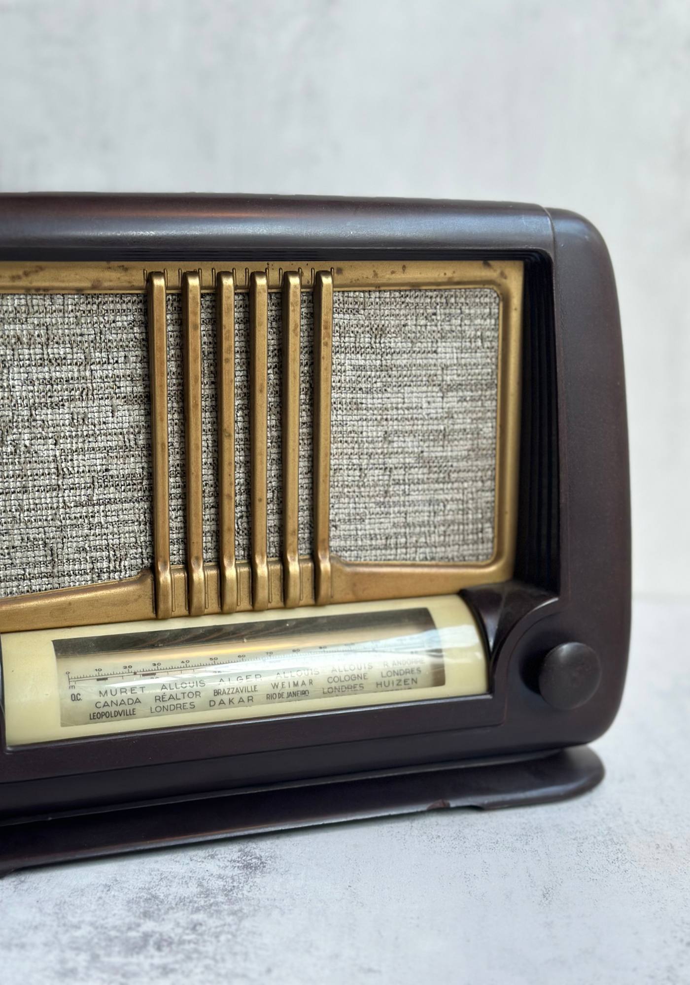 Refurbished Vintage Ducretet Thomson D.284 Radio Speaker