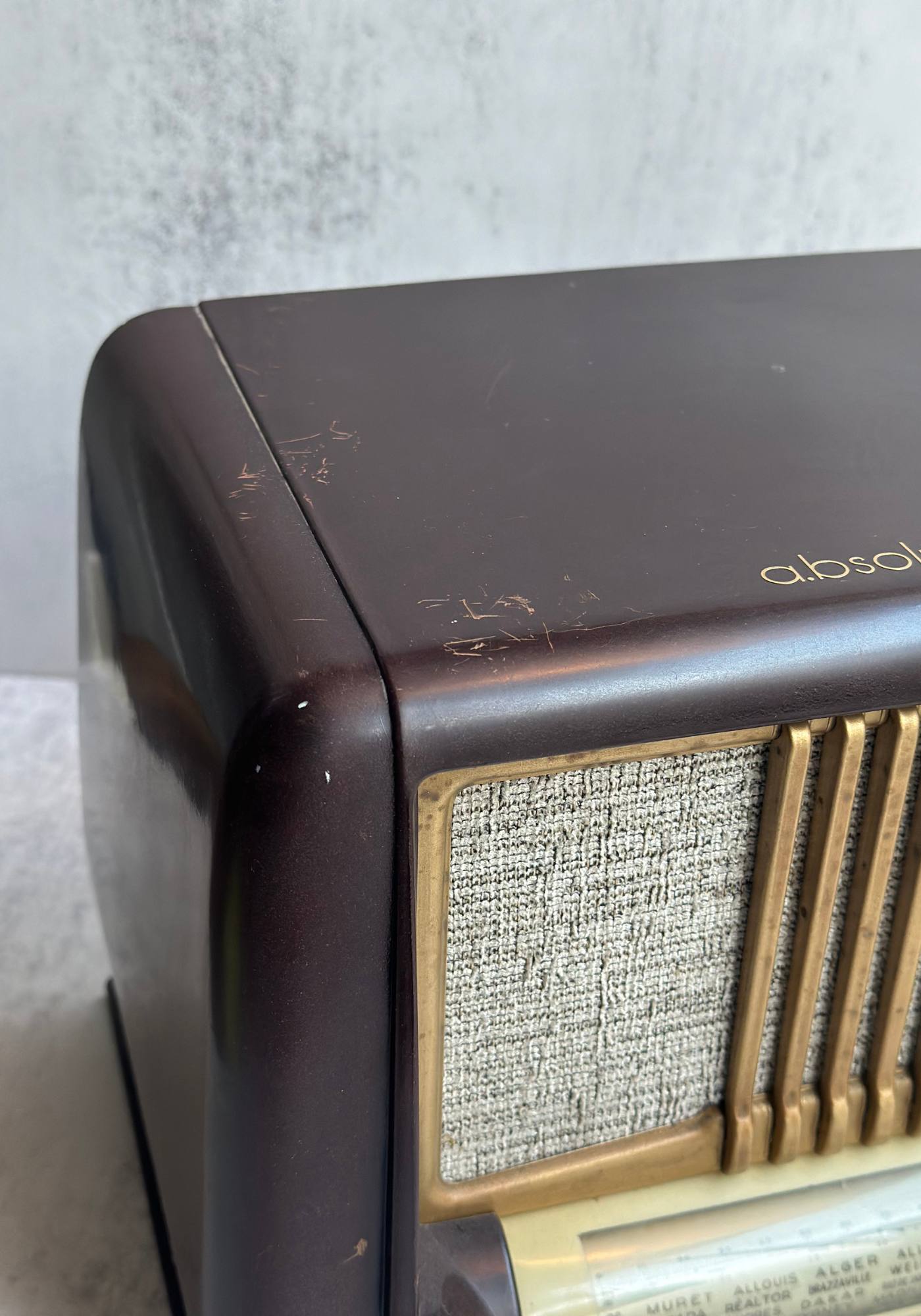 Refurbished Vintage Ducretet Thomson D.284 Radio Speaker