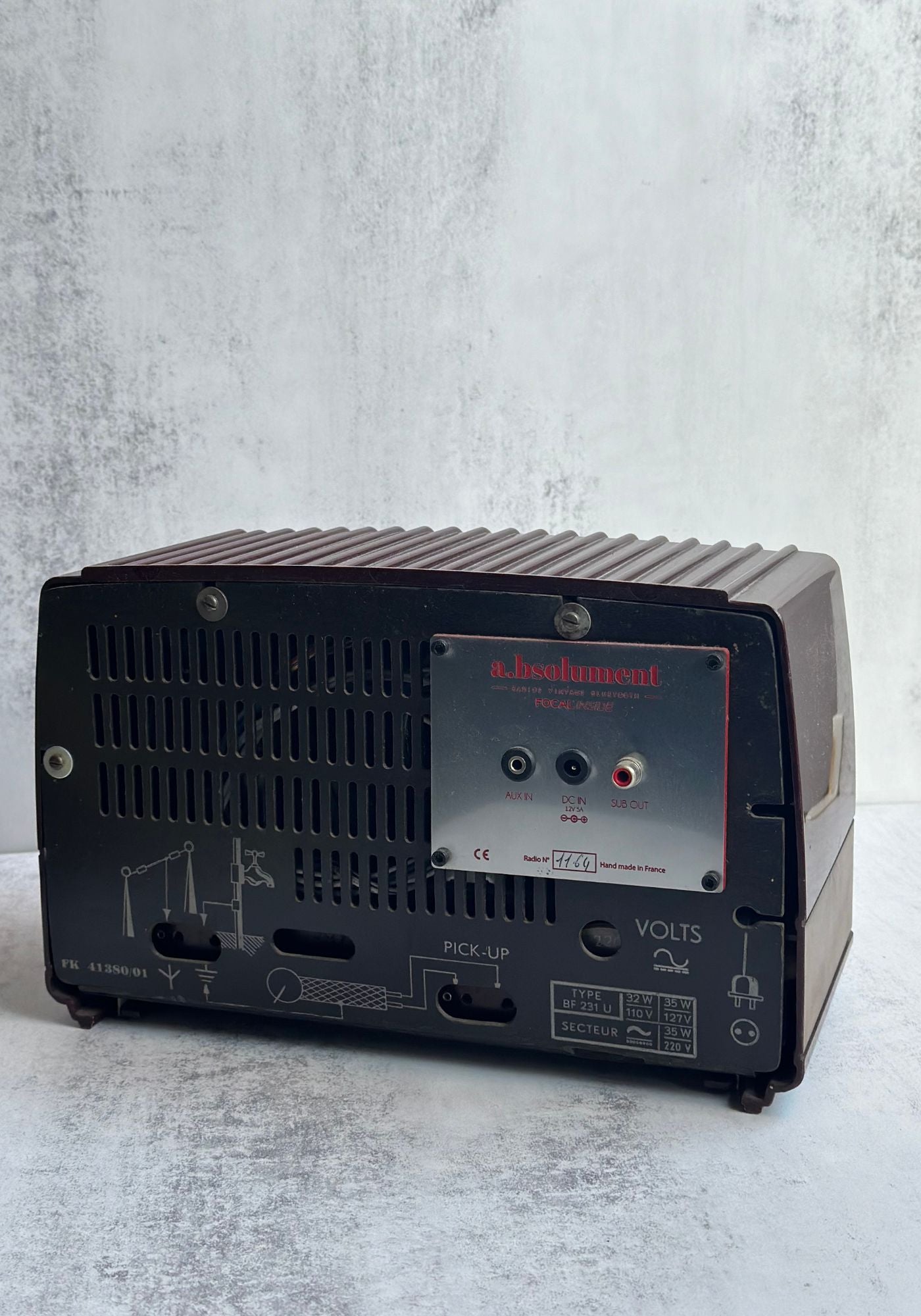 Refurbished Vintage Phillips FK41380/01 Radio Speaker