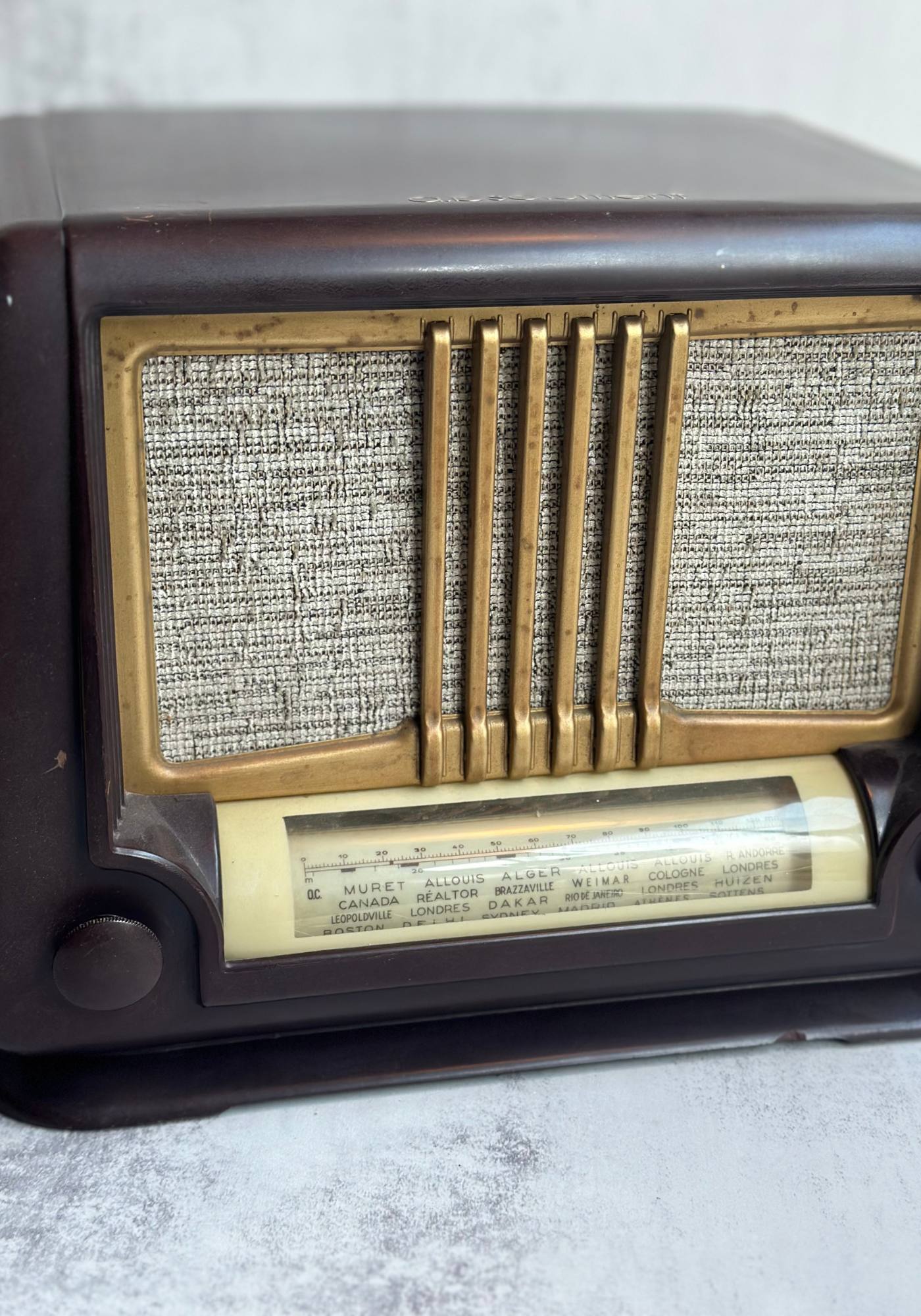Refurbished Vintage Ducretet Thomson D.284 Radio Speaker
