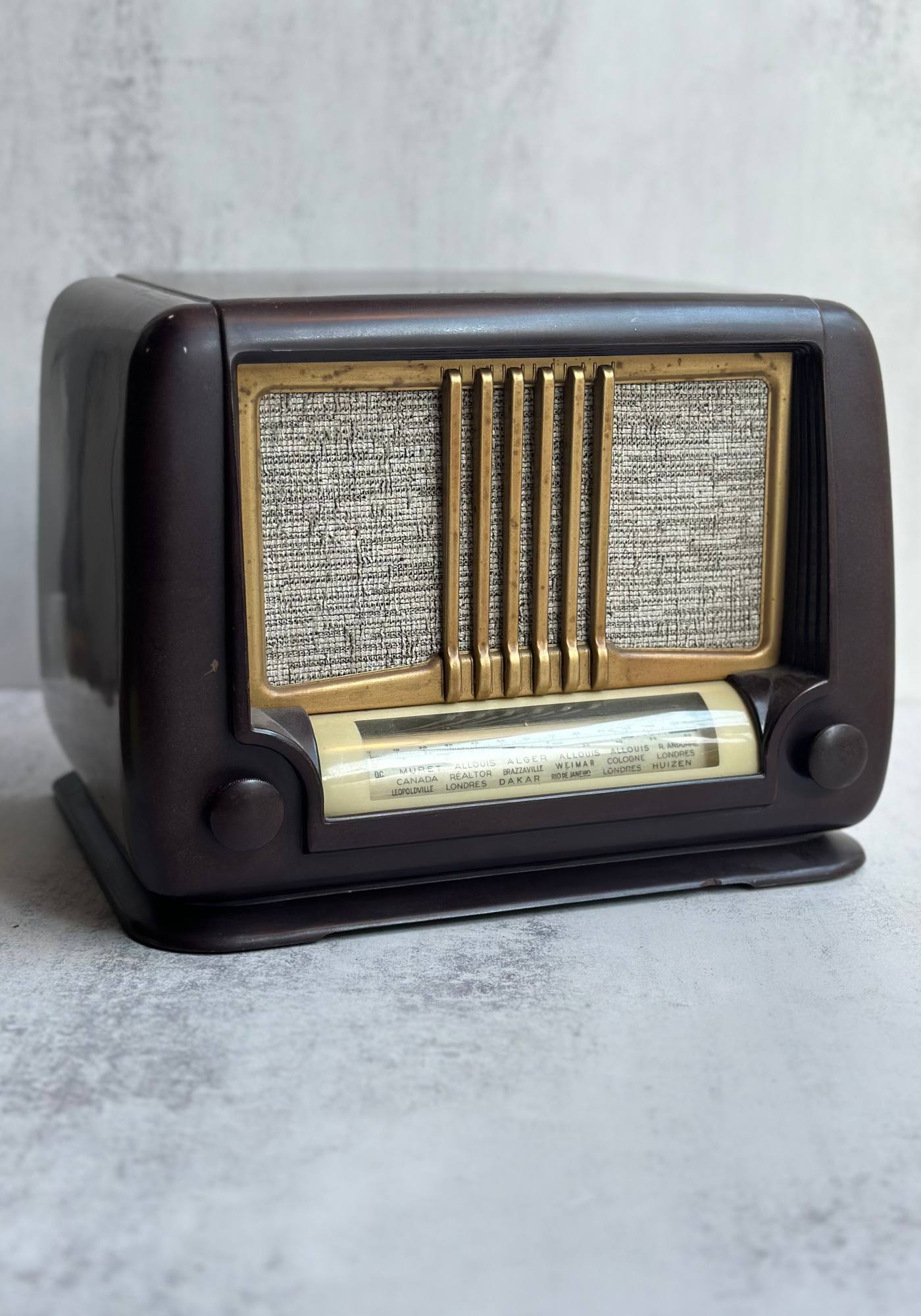 Refurbished Vintage Ducretet Thomson D.284 Radio Speaker
