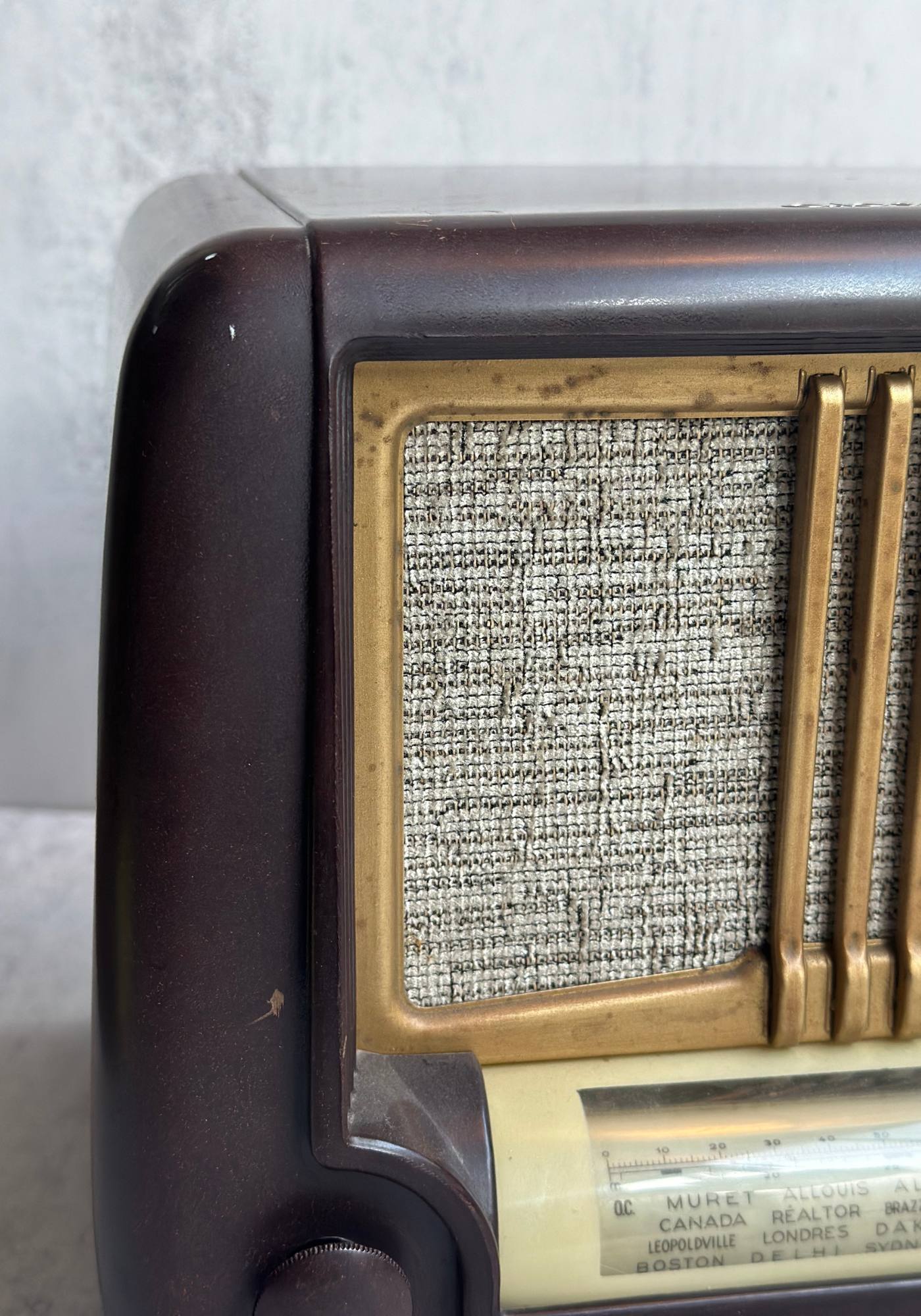 Refurbished Vintage Ducretet Thomson D.284 Radio Speaker