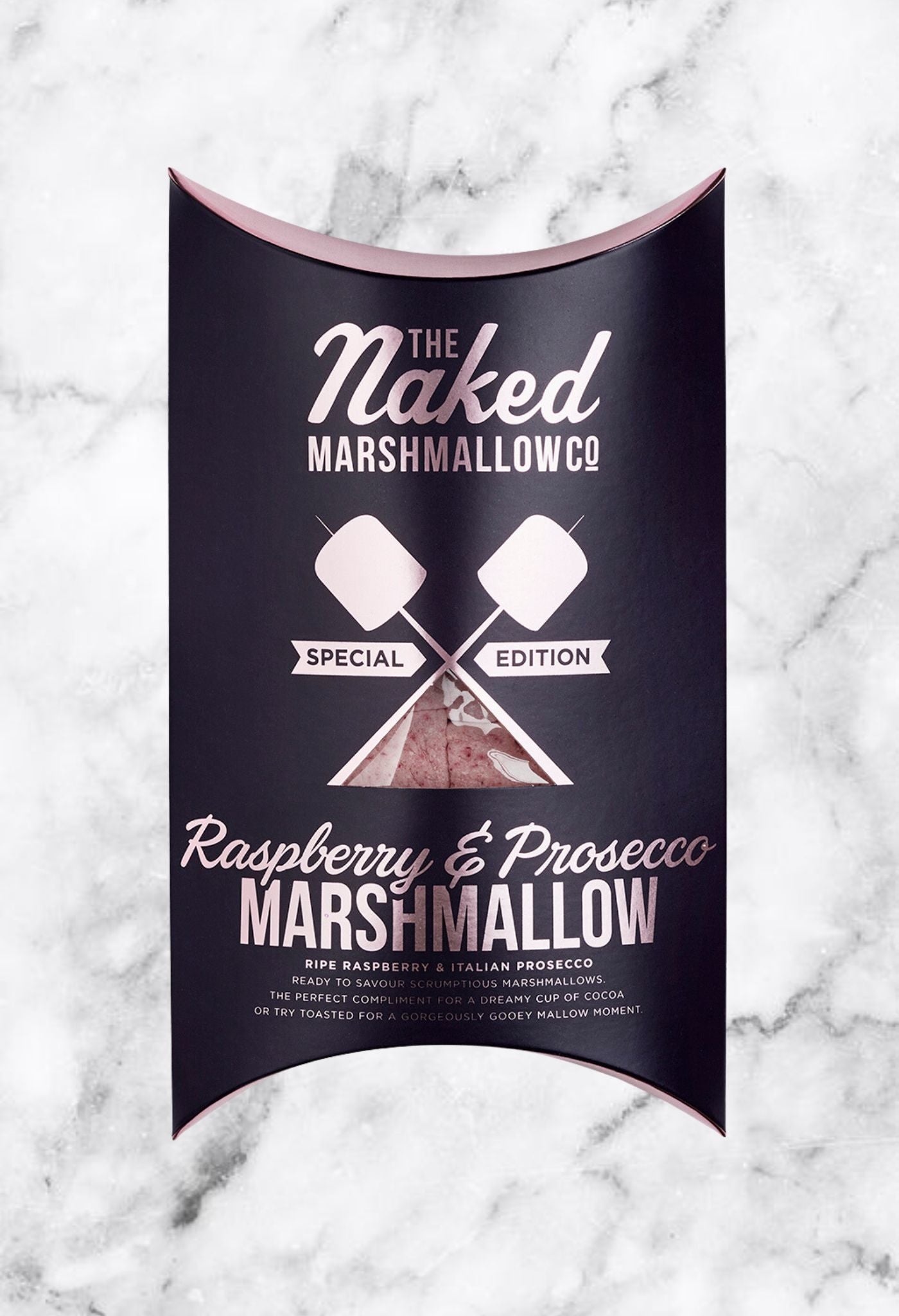 Raspberry & Prosecco Boozy Gourmet Marshmallows