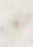 Gold Shell Stud Earrings