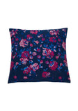 Navy and Pink Rose Floral Cushion Collection