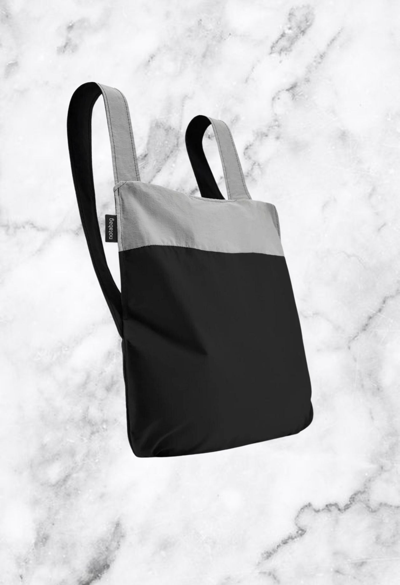 Sac fourre-tout gris et noir 
