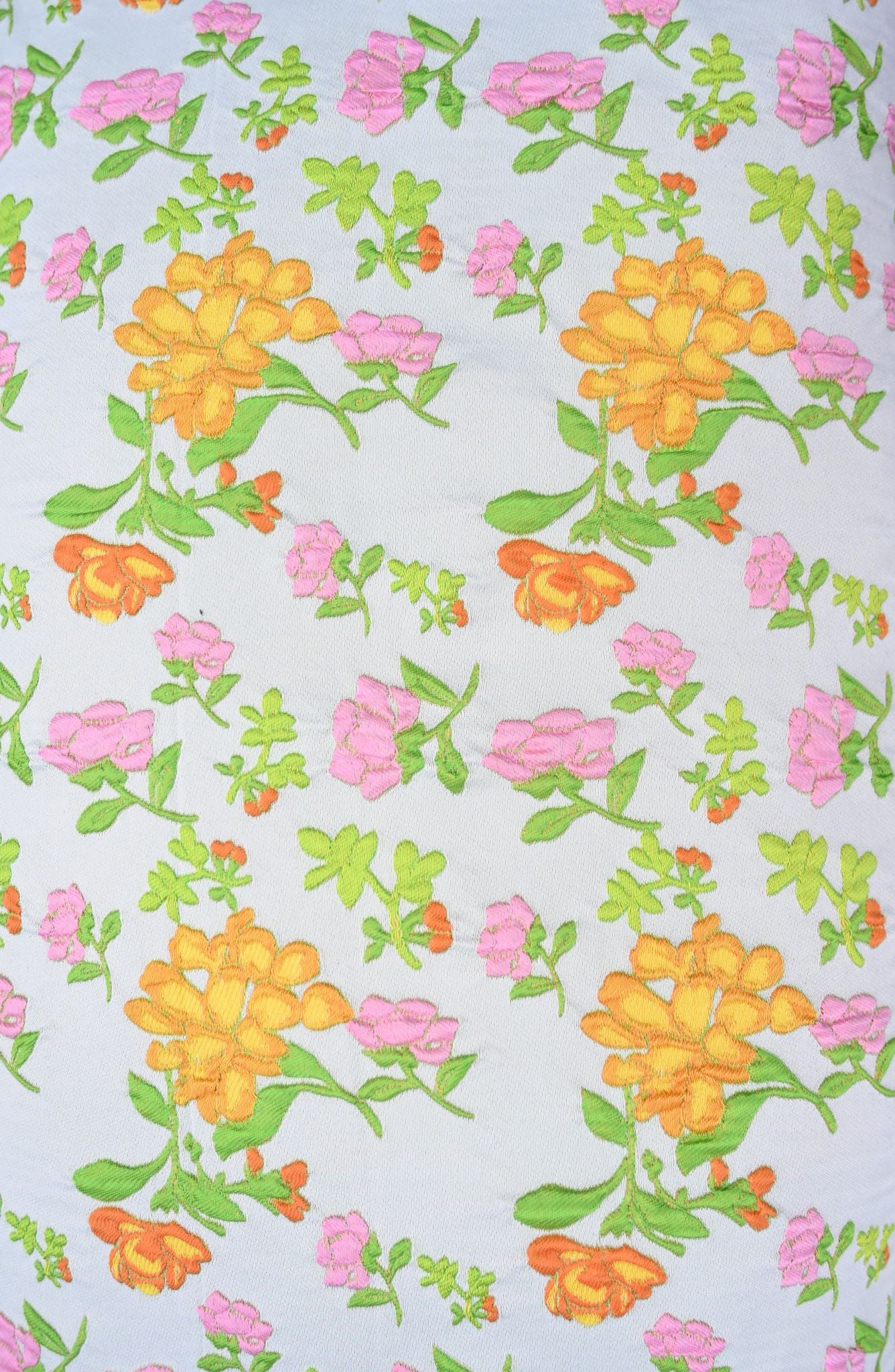 Orange and Yellow Penelope Floral Cushion Collection