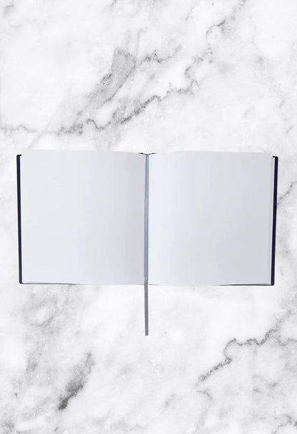 Navy Coffee Table Guest Book
