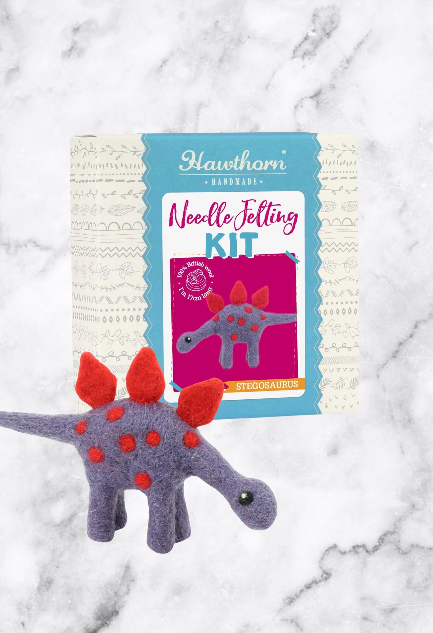 Kit de feutrage mini stégosaure