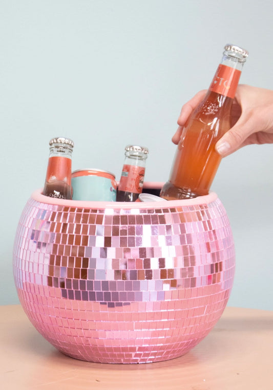 Pink Disco Ice Bucket