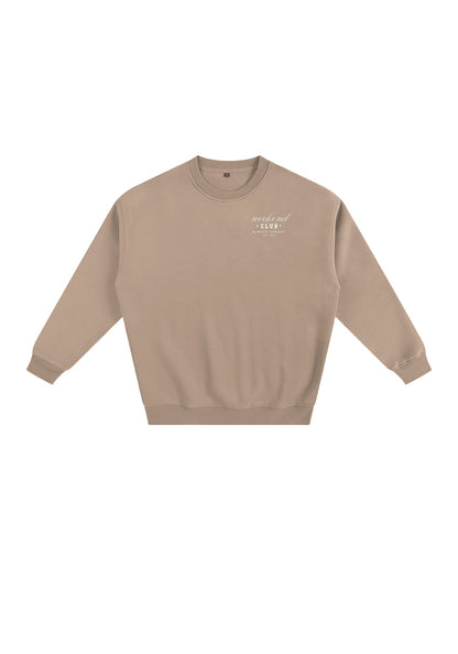 Oat Latte Weekend Club Classic Sweater