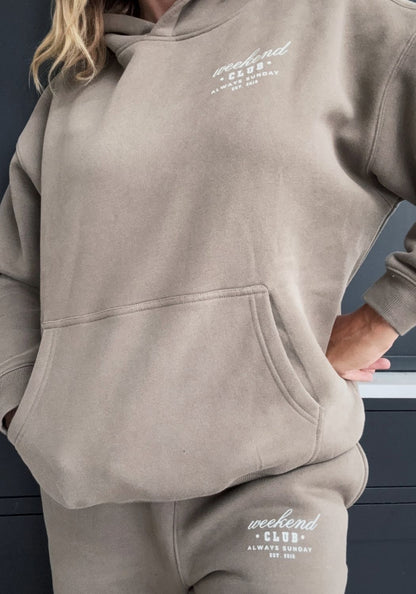 Stone Grey Weekend Club Loungewear Set