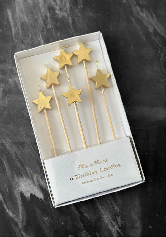 Gold Star Candles