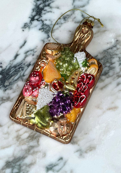 Charcuterie Board Glass Decoration
