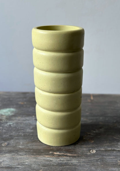 Green Concrete Bubble Vase