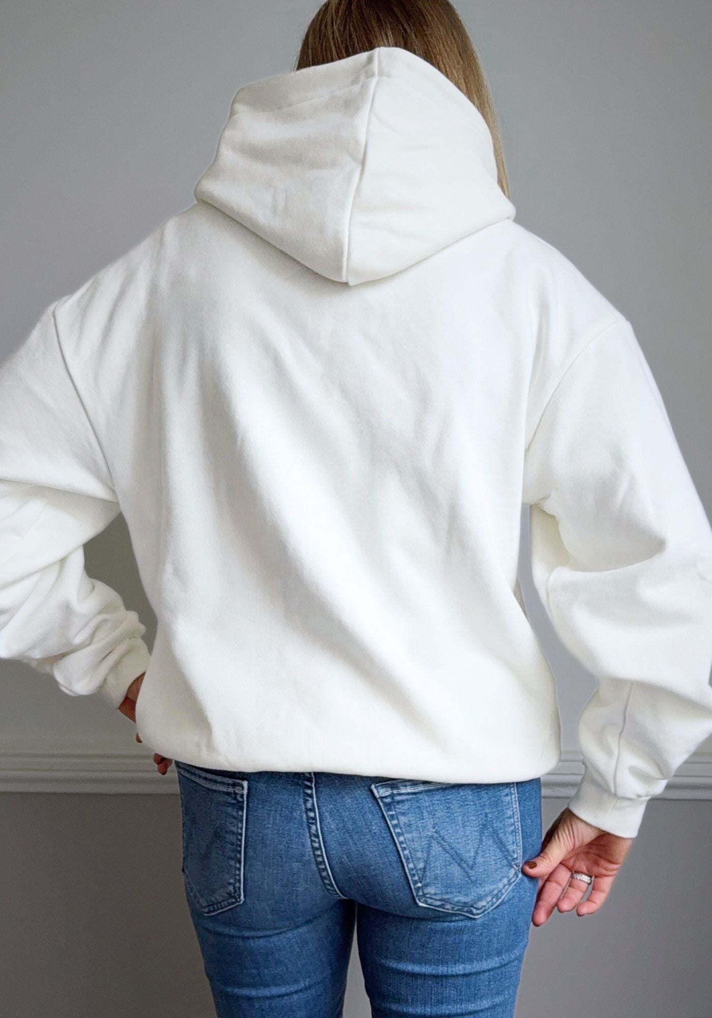 White Ski Club Weekend Sweater