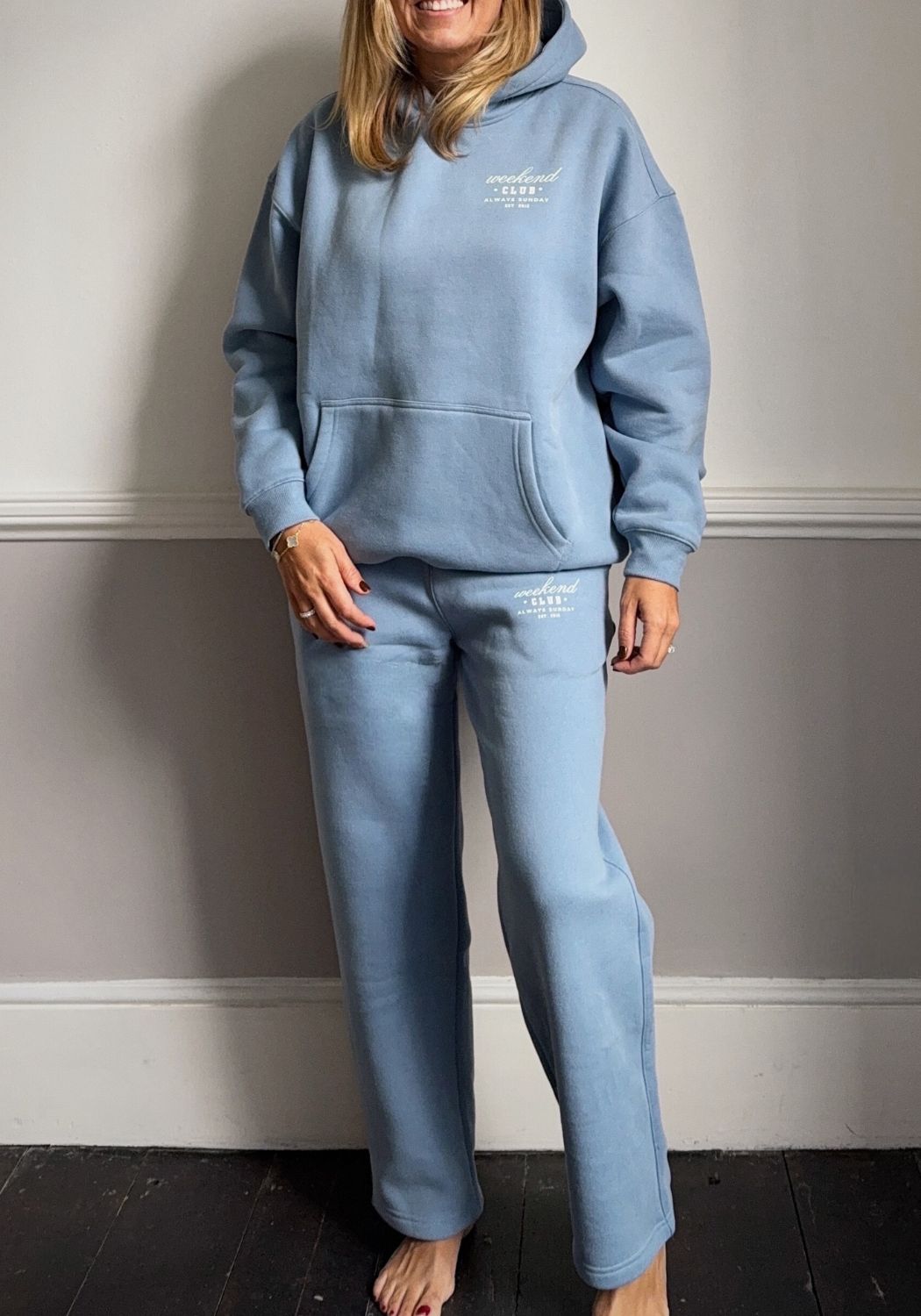 Sky Blue Weekend Club Loungewear Set