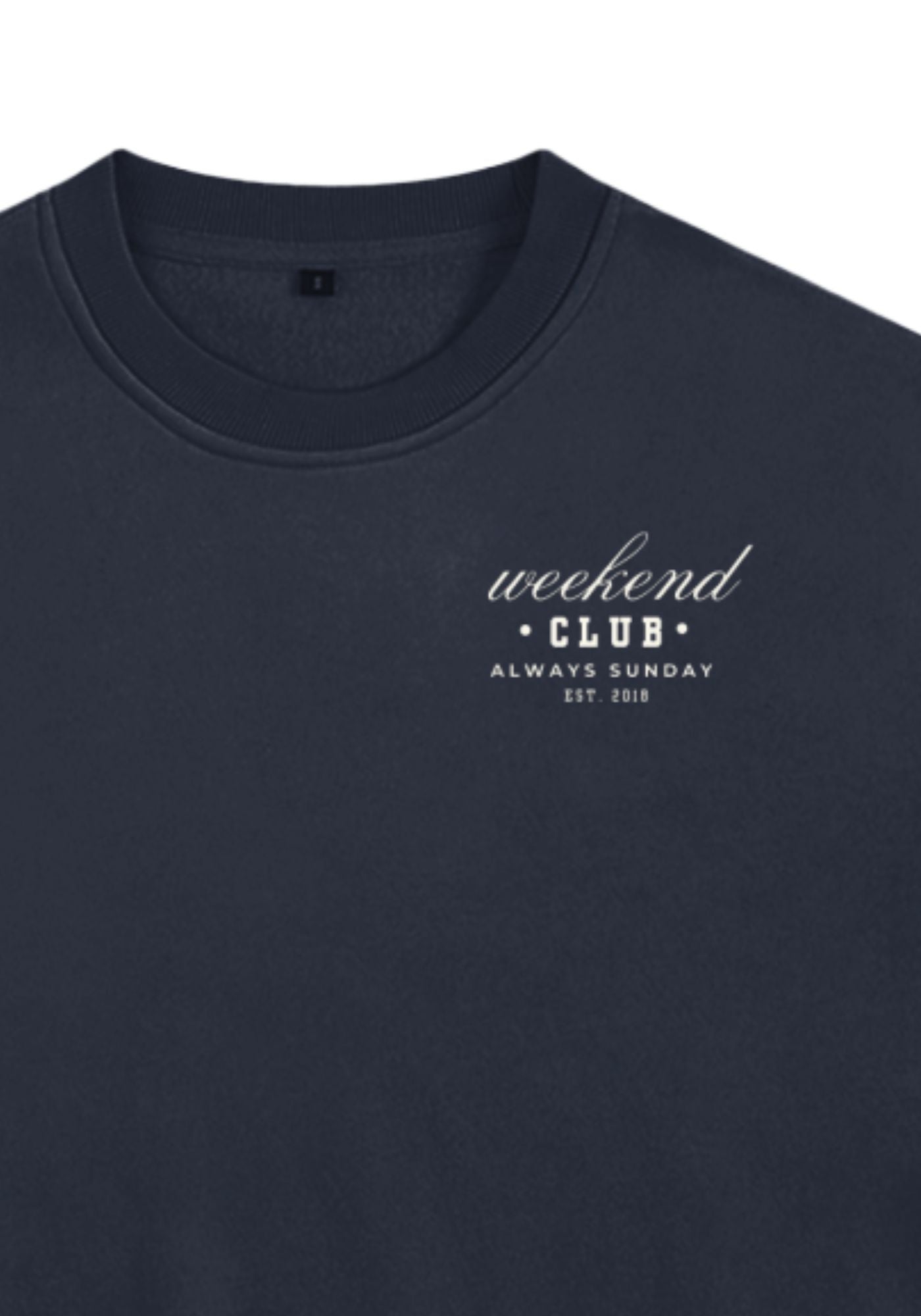 Midnight Blue Weekend Club Classic Sweater