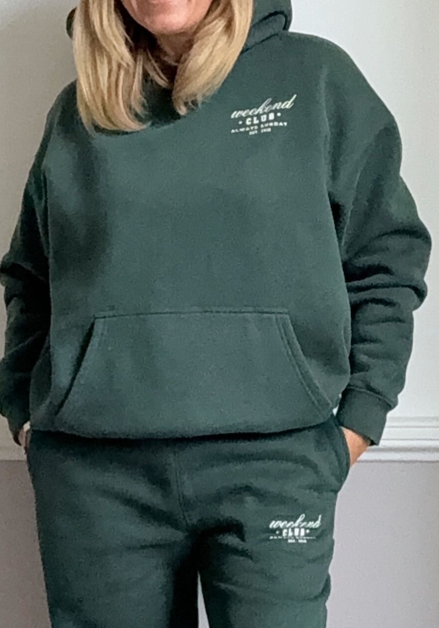 Heritage Green Weekend Club Hooded Sweater