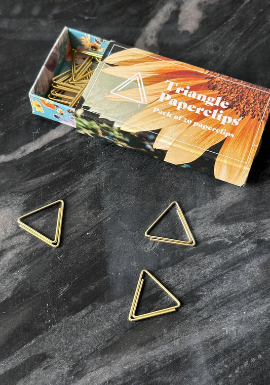Gold Triangle Paperclips