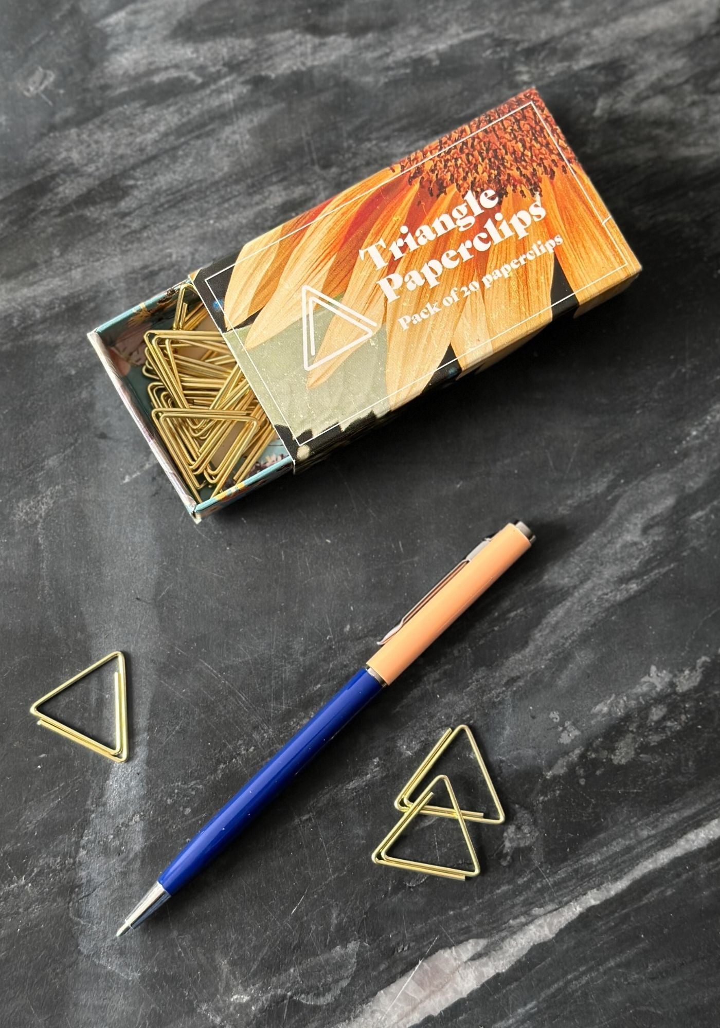 Gold Triangle Paperclips