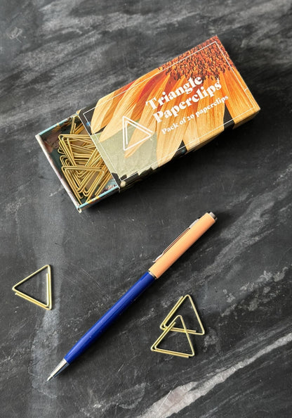 Gold Triangle Paperclips