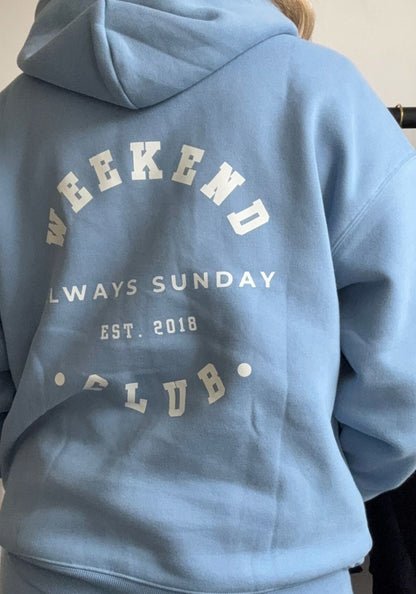 Sky Blue Weekend Club Loungewear Set