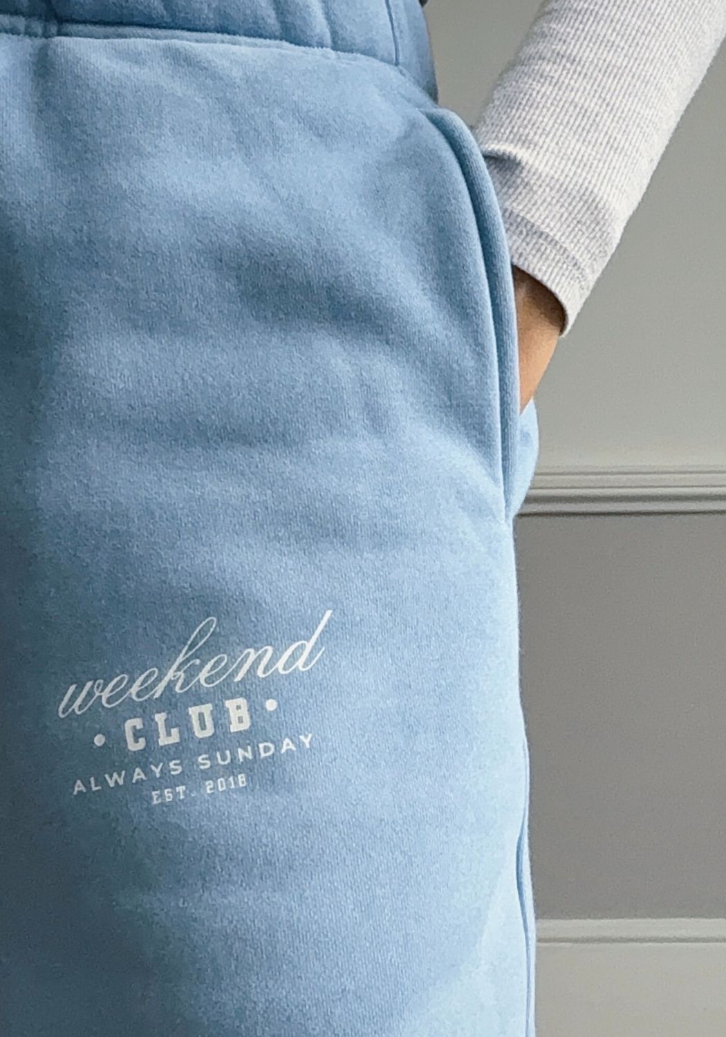 Sky Blue Weekend Club Loungewear Set
