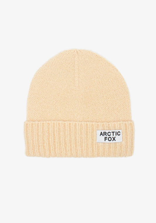 Arctic fox Beige Mohair Beanie