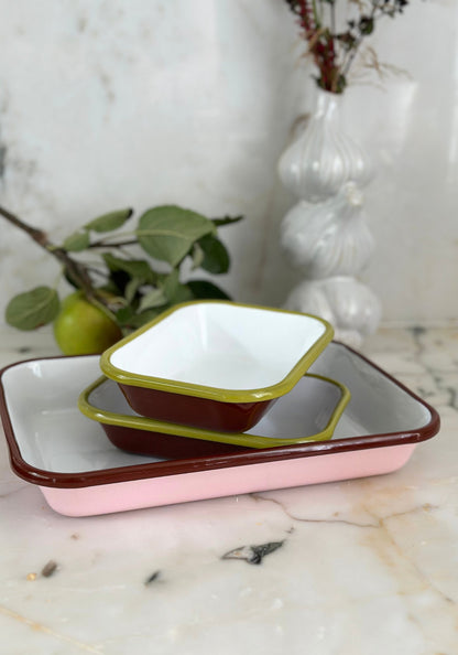 Always Sunday Small Rectangular Enamel Tray