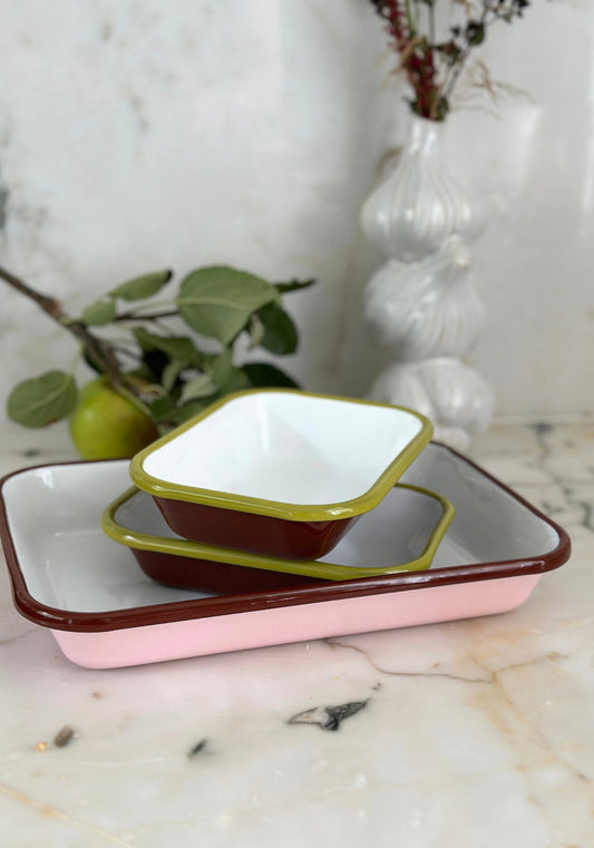 Always Sunday Small Rectangular Enamel Tray