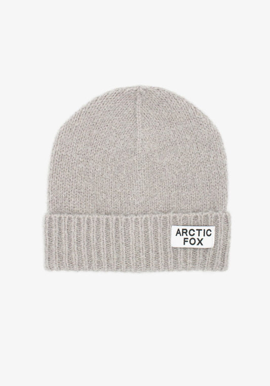 Arctic fox Grey Mohair Beanie