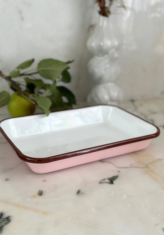 Always Sunday Large Rectangular Enamel Tray