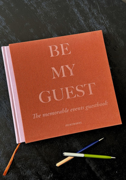Pink Coffee Table Guest Book