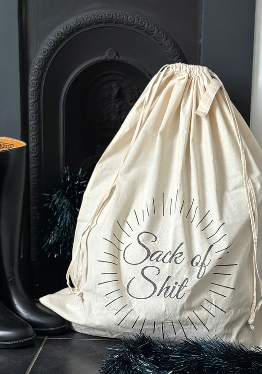 Glittery Black Sack of Shit