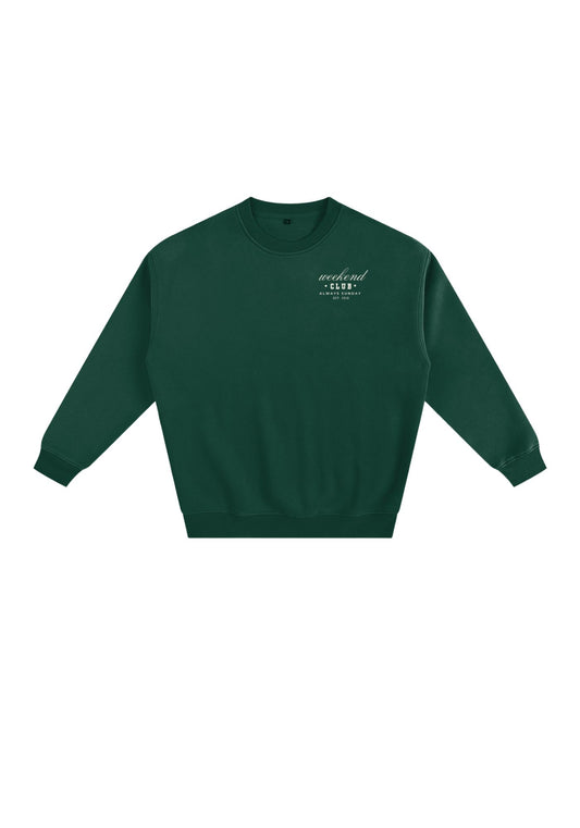 Heritage Green Weekend Club Classic Sweater