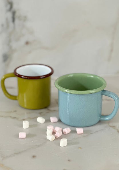 Always Sunday Emaille-Tasse klein 