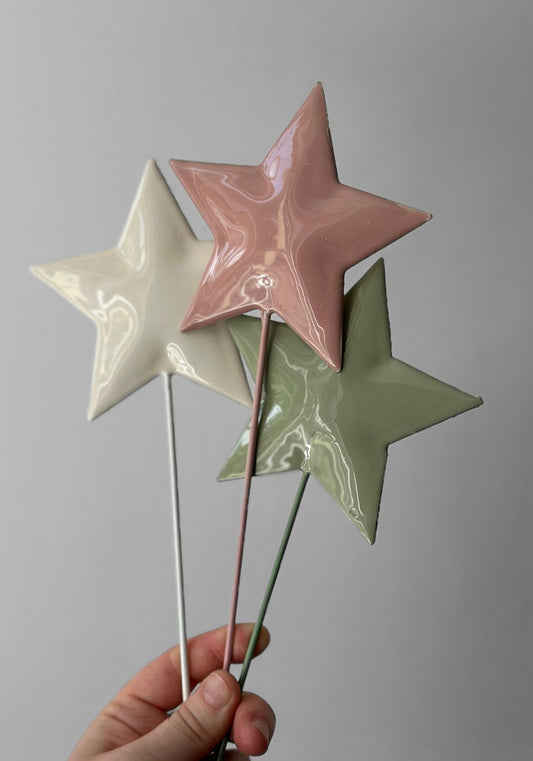 Puffed Star Metal Wands