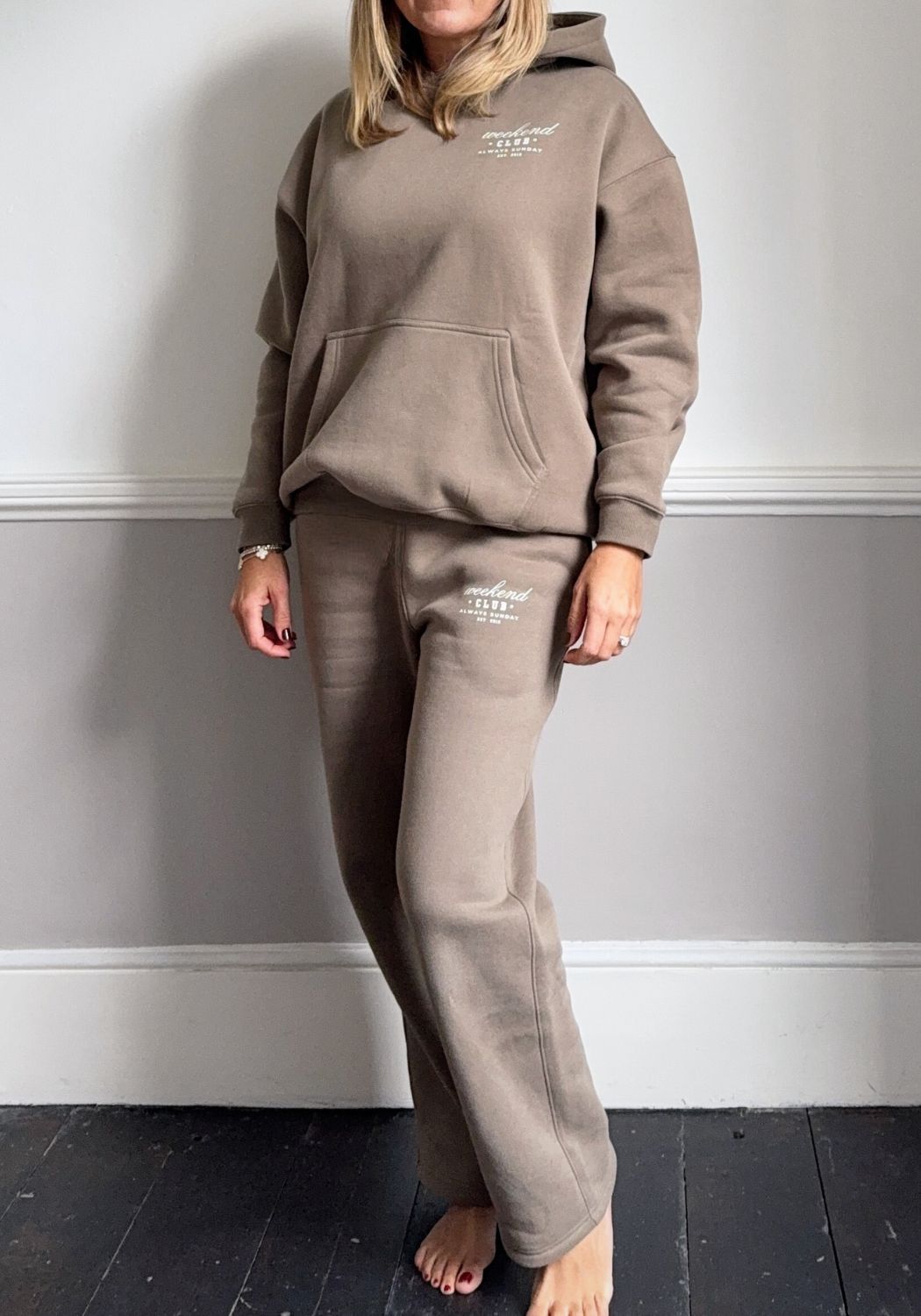 Stone Grey Weekend Club Trousers