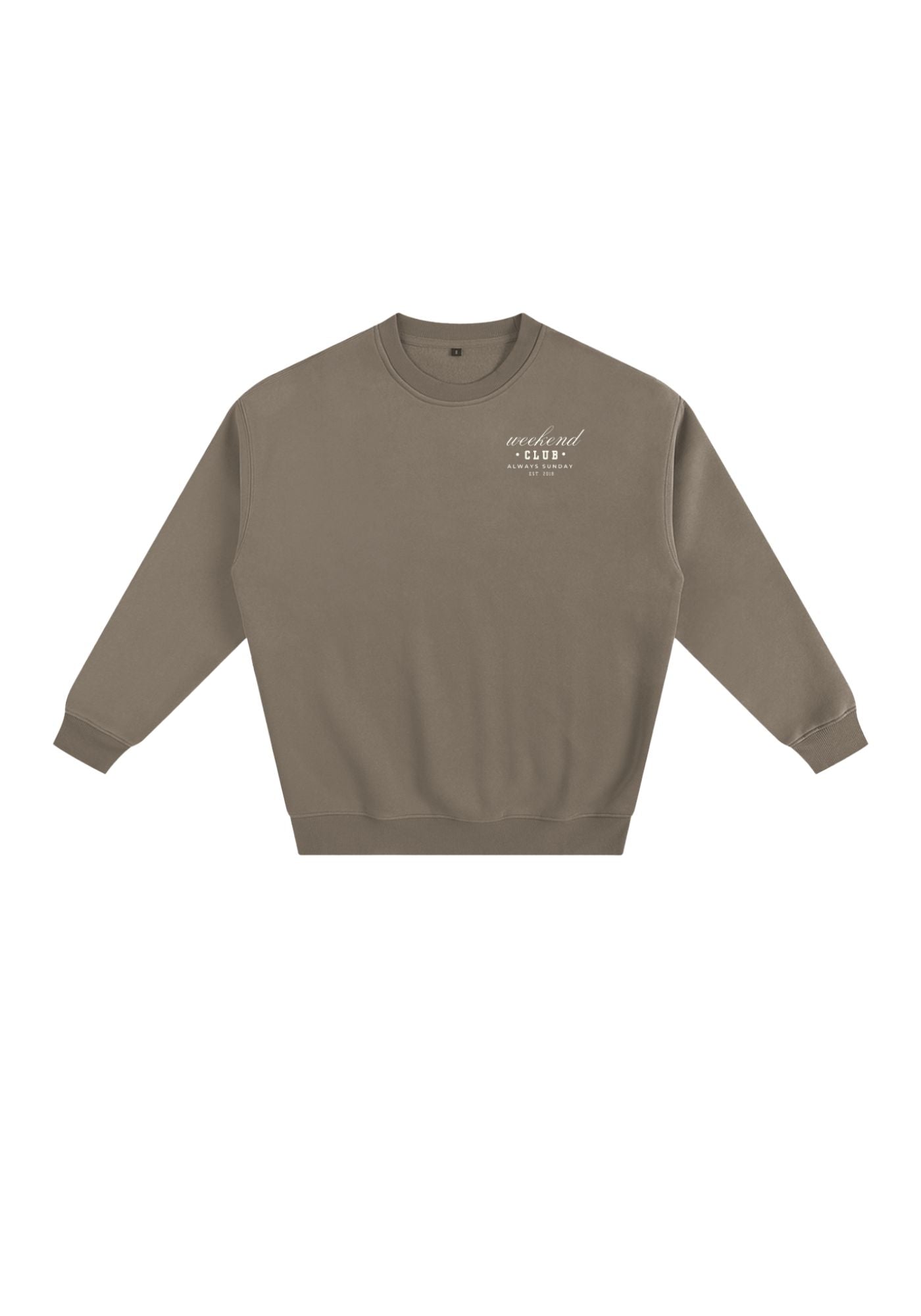 Stone Grey Weekend Club Classic Sweater