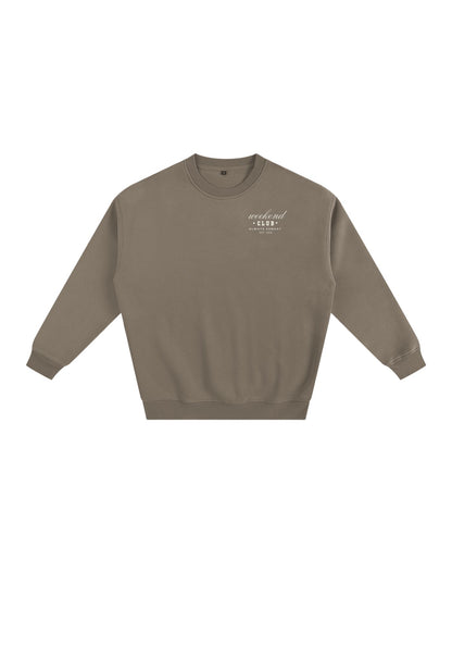 Stone Grey Weekend Club Classic Sweater