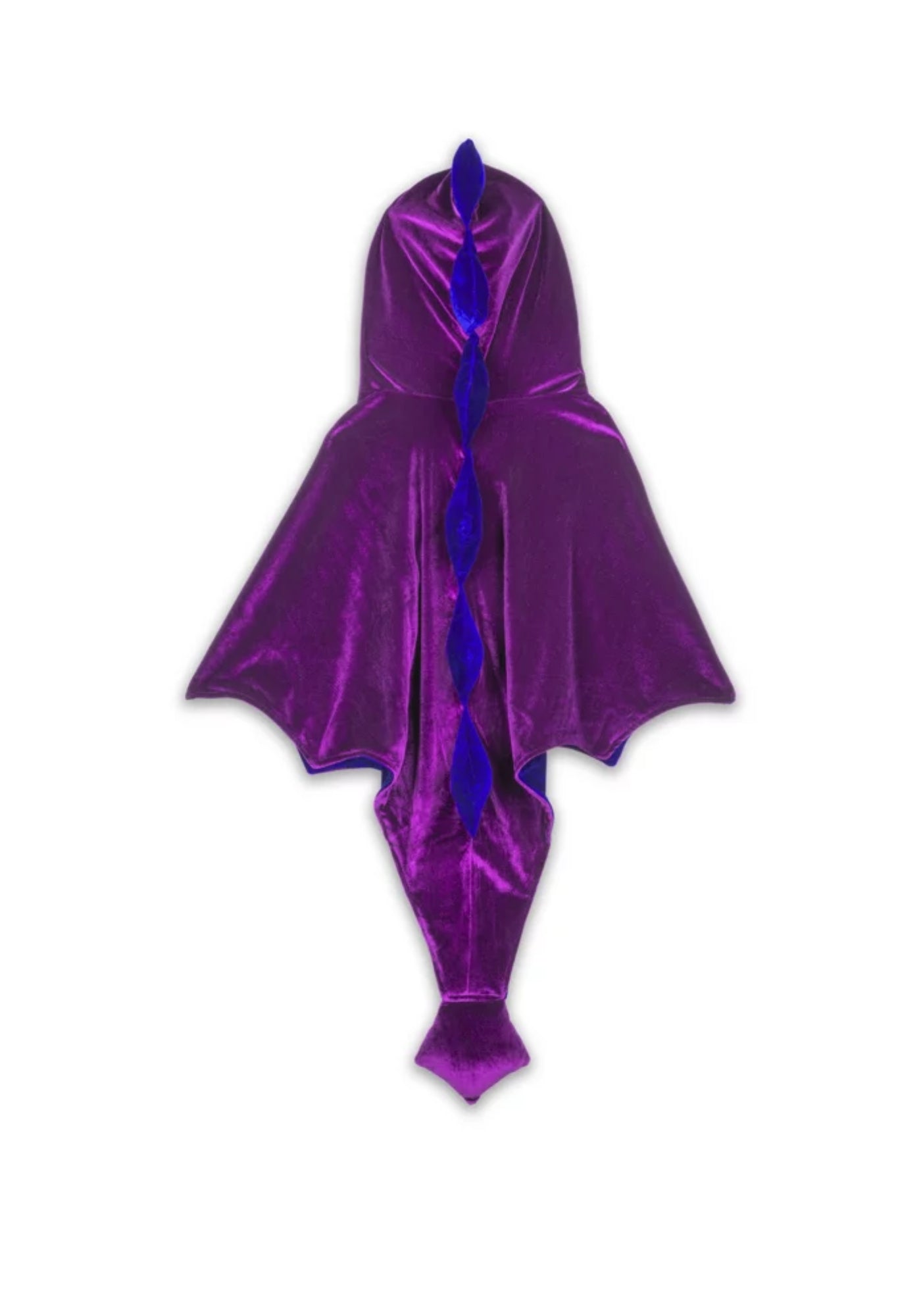 Purple and Blue Velvet Dragon Cape