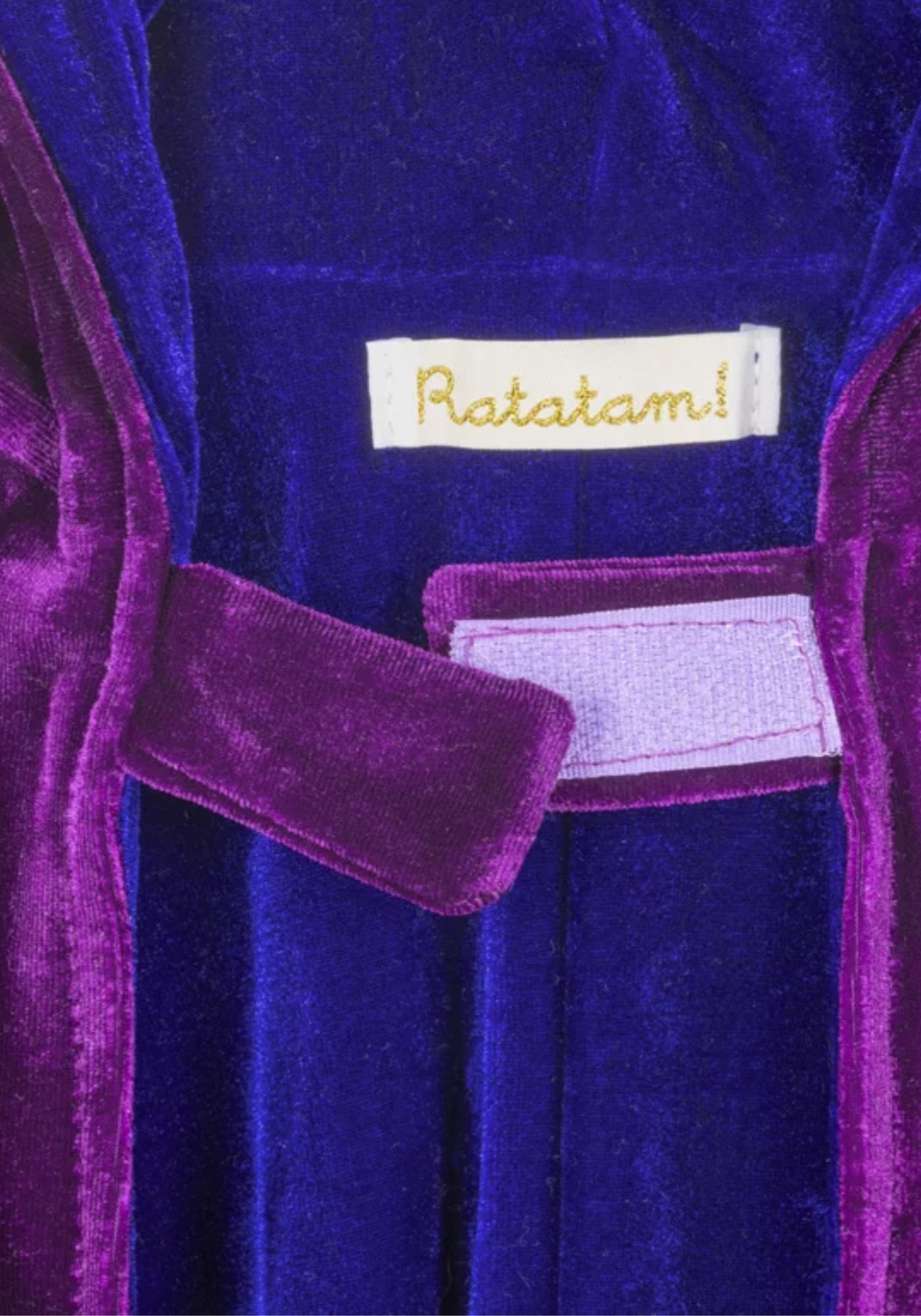 Purple and Blue Velvet Dragon Cape