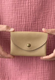 Penny Beige Leather Purse