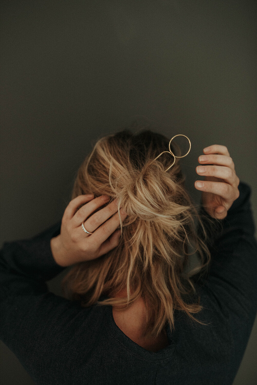 Épingles à cheveux minimales en laiton 