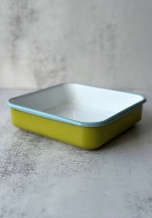 Always Sunday – Quadratisches Emaille-Backblech 
