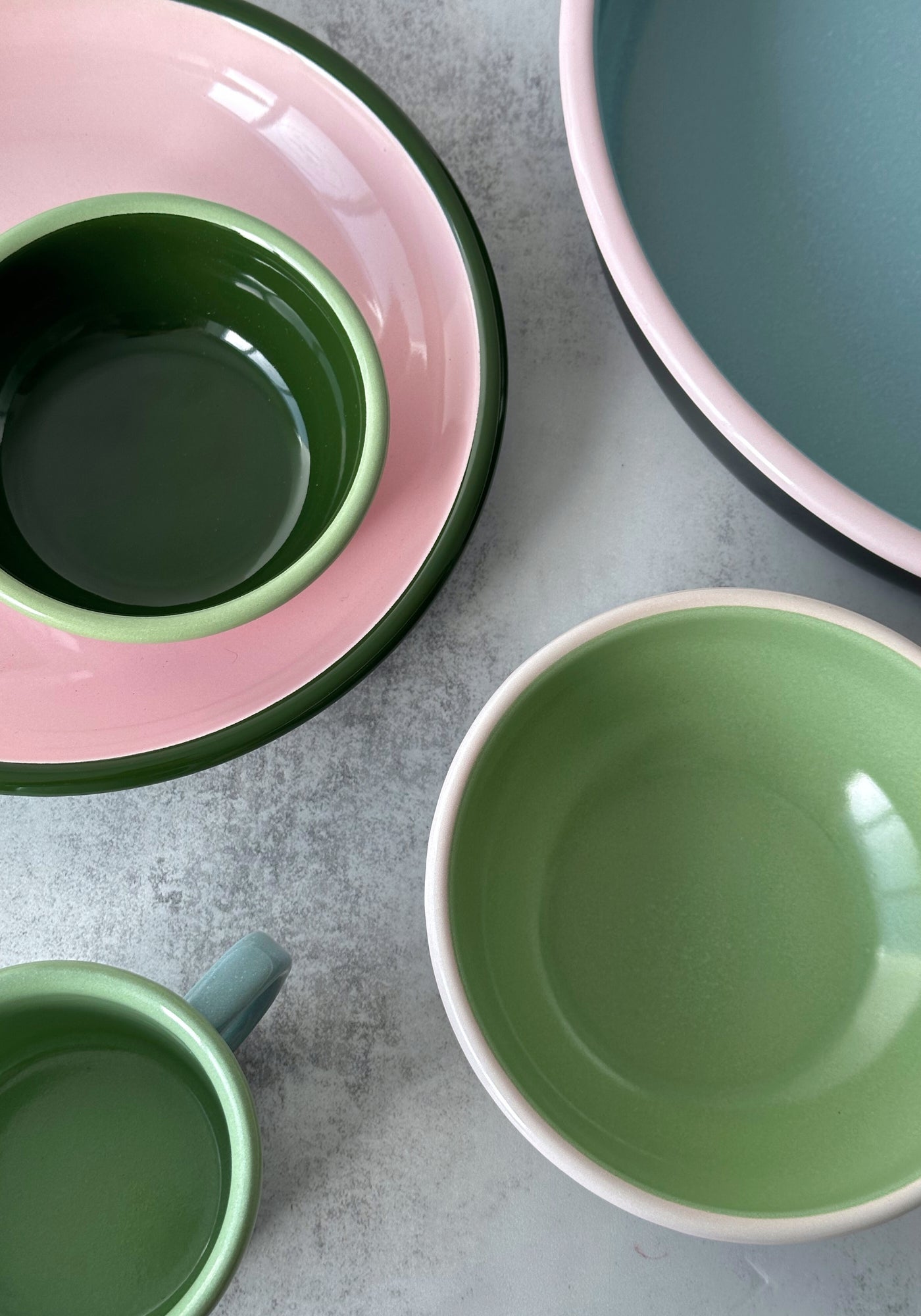 Tasse en émail « Toujours le dimanche » 